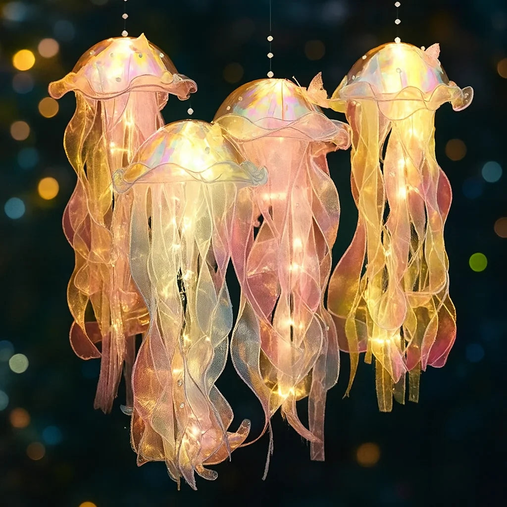 Gradient Jellyfish LED Night Light