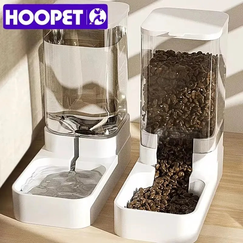HOOPET Dog Feeder Cat Automatic Feeding Water