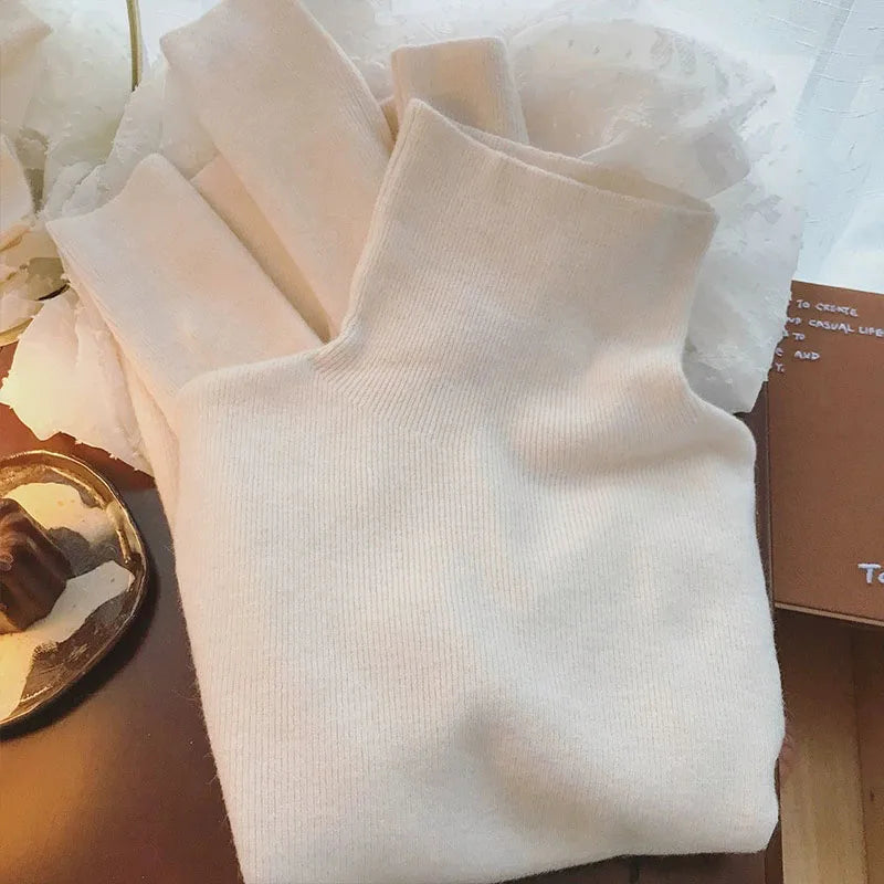 Women's Knitted Turtleneck Sweaters