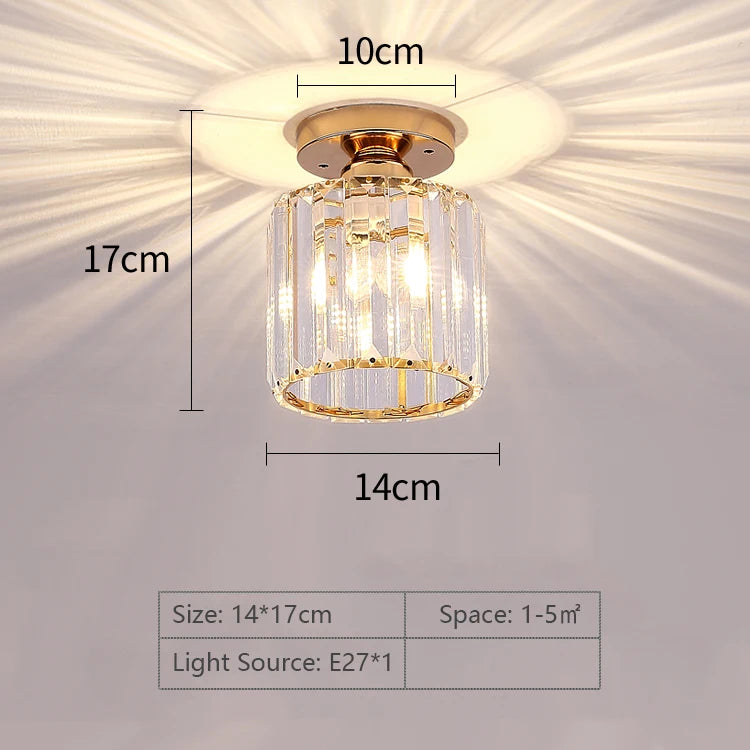 Ceiling Lamp Luxur Balcony Aisle Lamp Home Foyer Track Light Ki