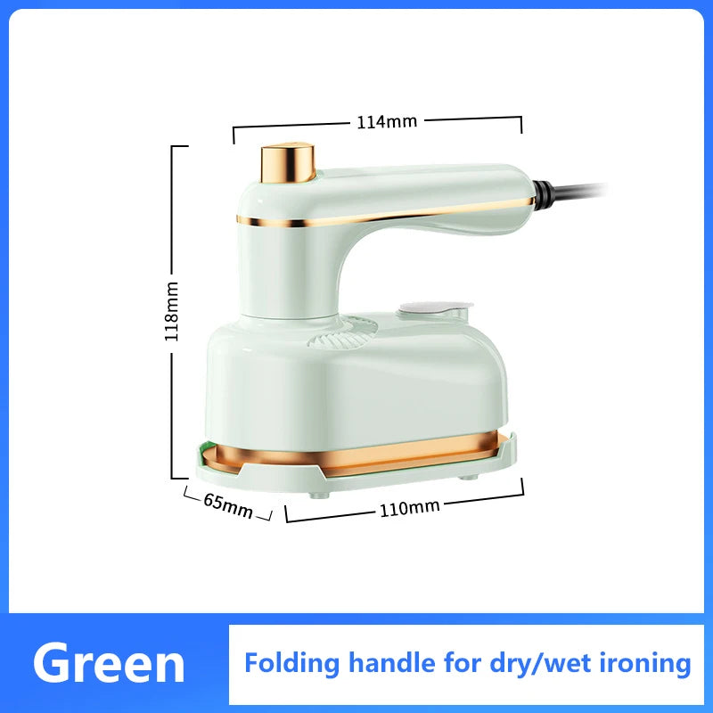 Handheld Garment Steamer Leak-Proof Dual Dry/Wet Steam Iron