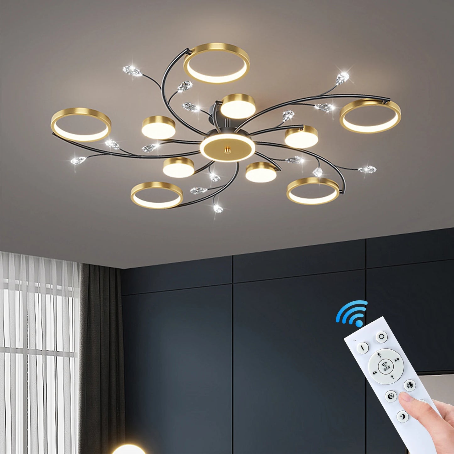 chandelier Room decoration Led ceiling lamp for Living Dining Room Bedroom Lamps